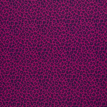 Baumwolle Leoni Animalprint  Pink/Blau by Swafing